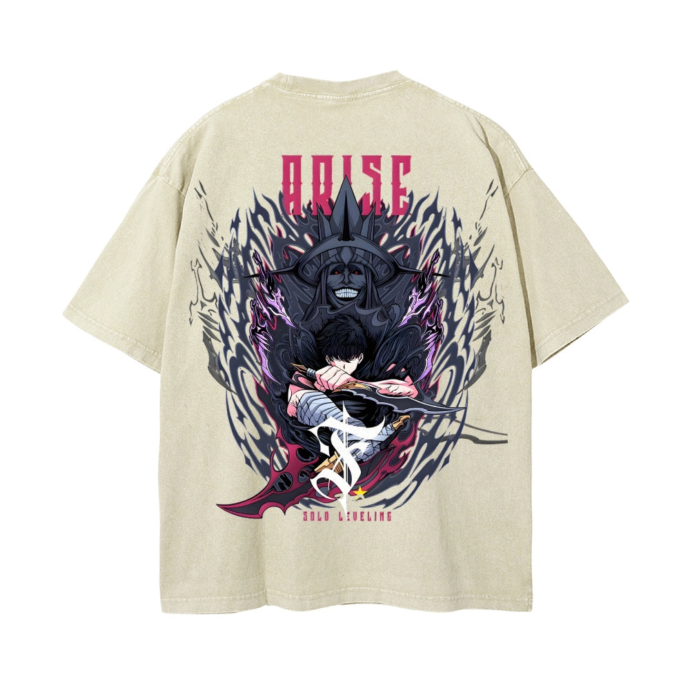 Vintage Oversized T-Shirt solo-leveling