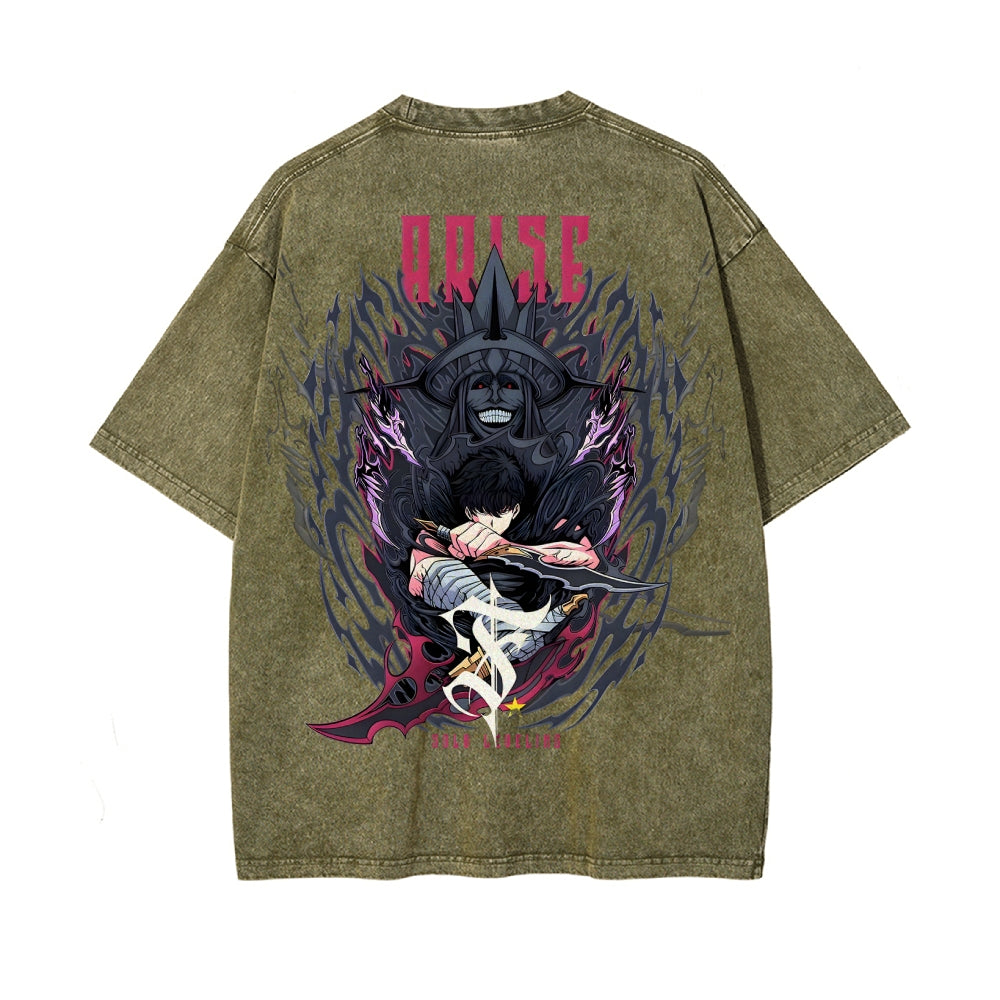 Vintage Oversized T-Shirt solo-leveling