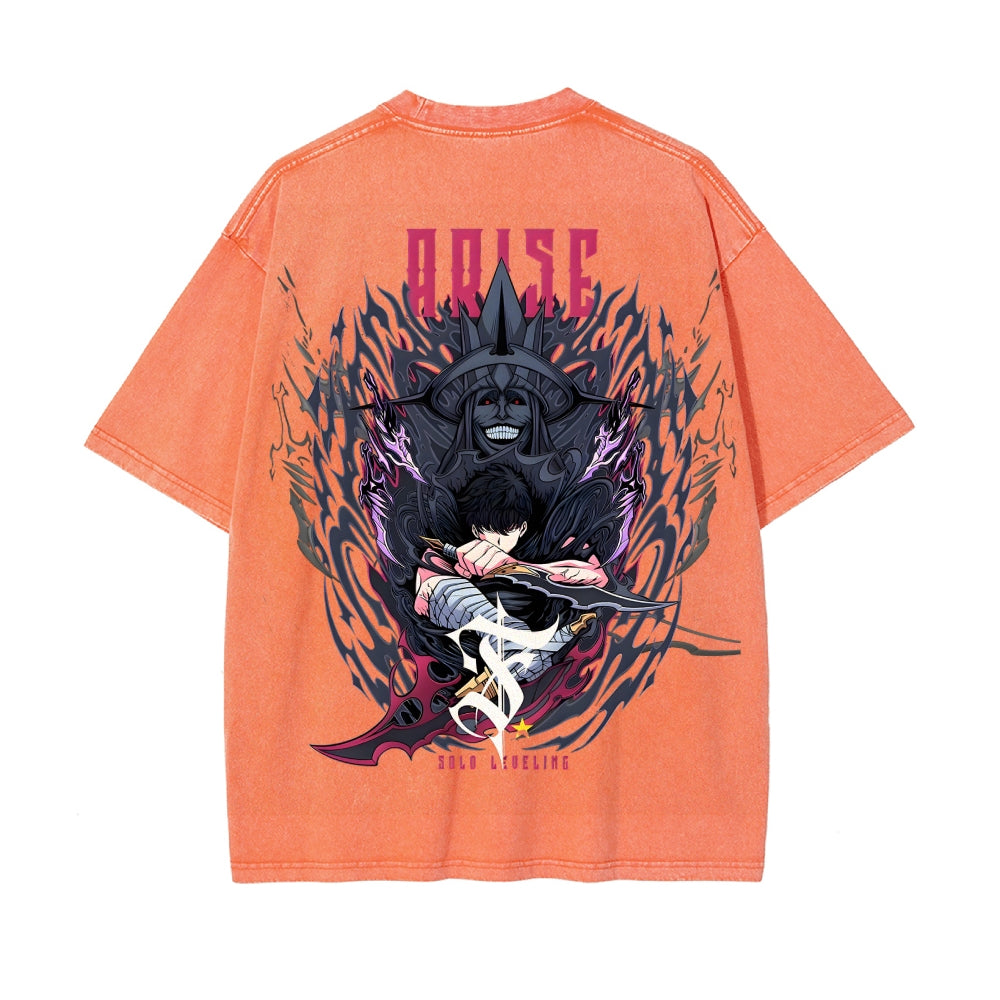Vintage Oversized T-Shirt solo-leveling