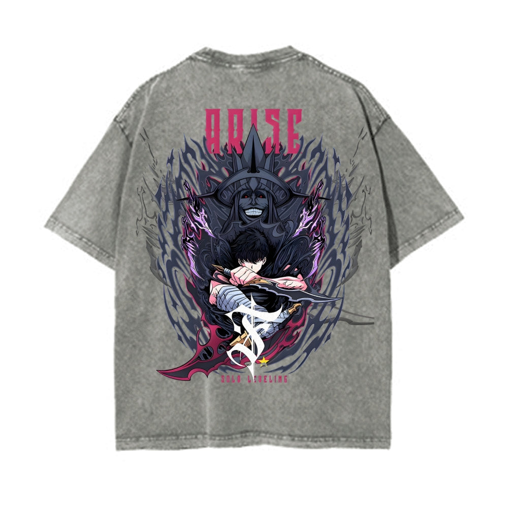 Vintage Oversized T-Shirt solo-leveling