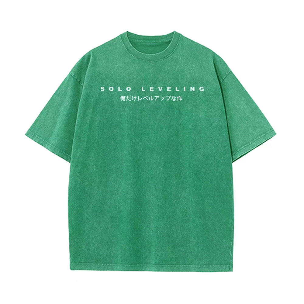 Vintage Oversized T-Shirt solo-leveling
