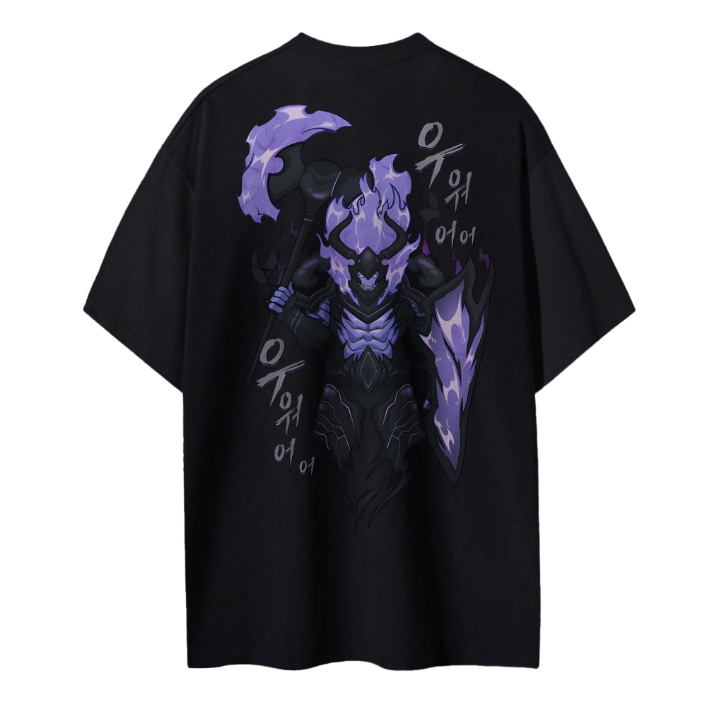SOLO-LEVELING Cotton Unisex Crew Neck Anime T-Shirt