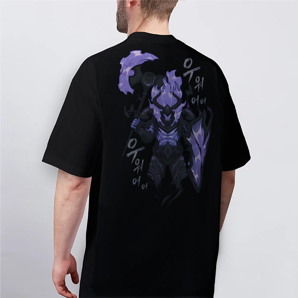 SOLO-LEVELING Cotton Unisex Crew Neck Anime T-Shirt