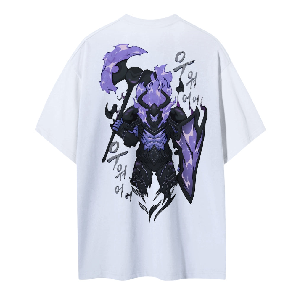 SOLO-LEVELING Cotton Unisex Crew Neck Anime T-Shirt