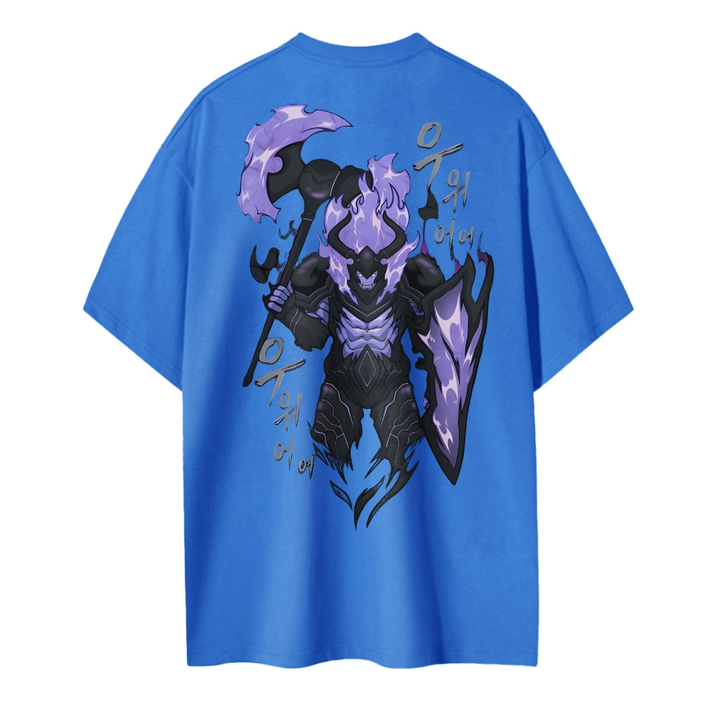 SOLO-LEVELING Cotton Unisex Crew Neck Anime T-Shirt
