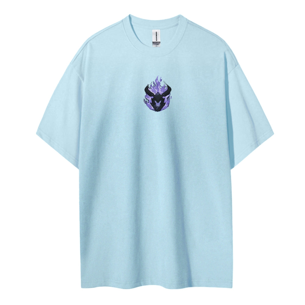 SOLO-LEVELING Cotton Unisex Crew Neck Anime T-Shirt