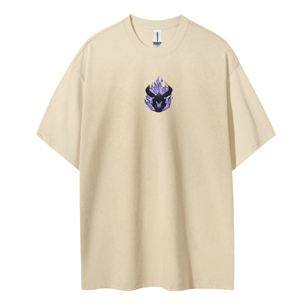 SOLO-LEVELING Cotton Unisex Crew Neck Anime T-Shirt