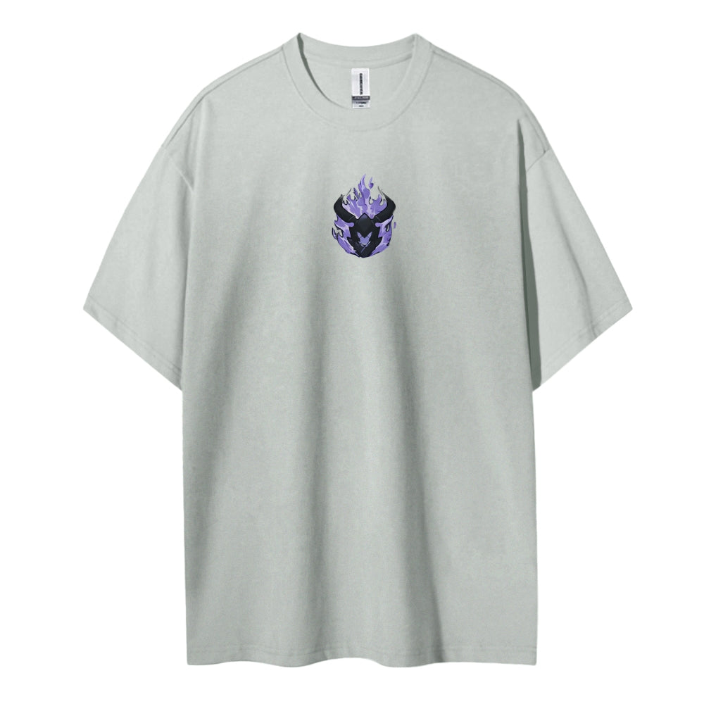 SOLO-LEVELING Cotton Unisex Crew Neck Anime T-Shirt