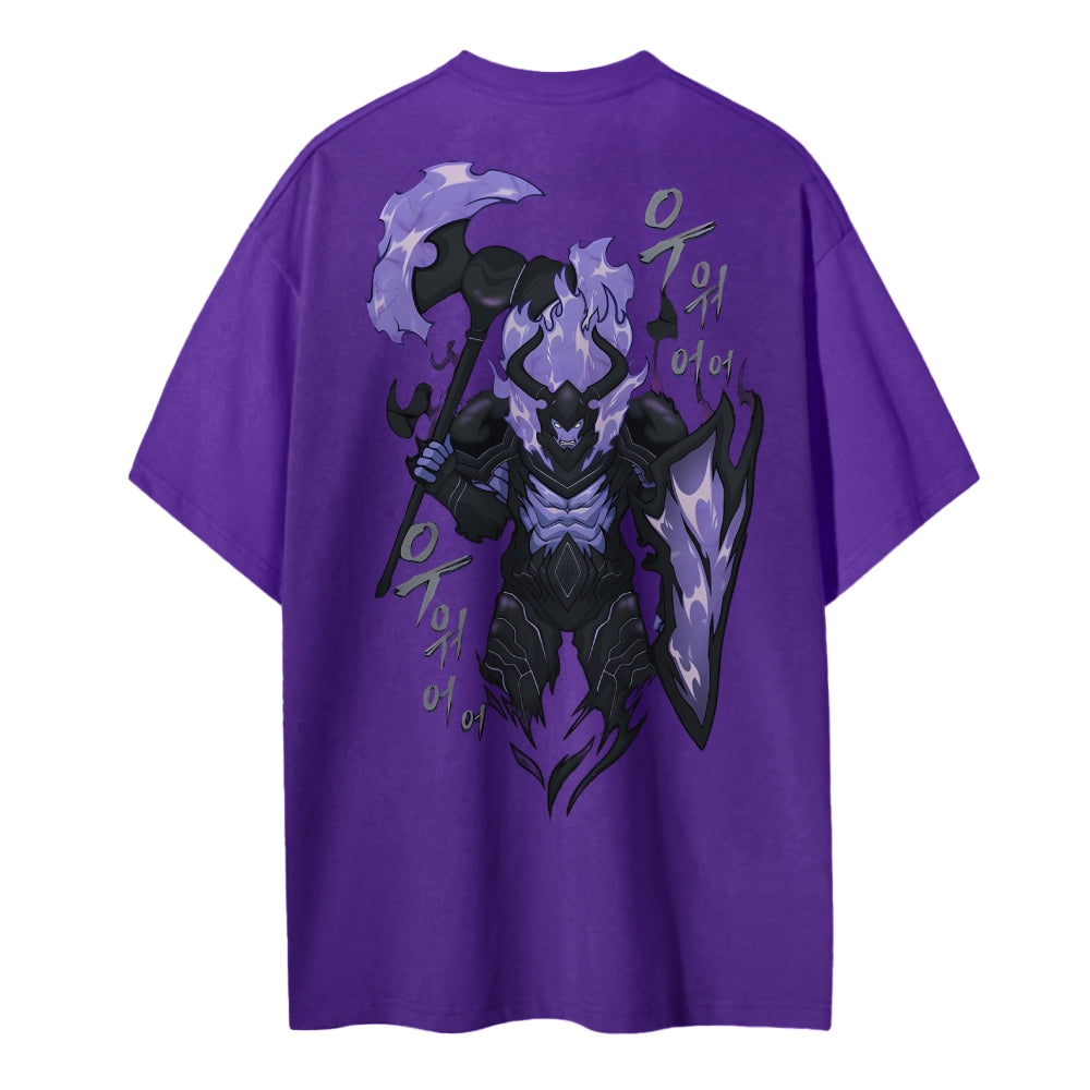 SOLO-LEVELING Cotton Unisex Crew Neck Anime T-Shirt