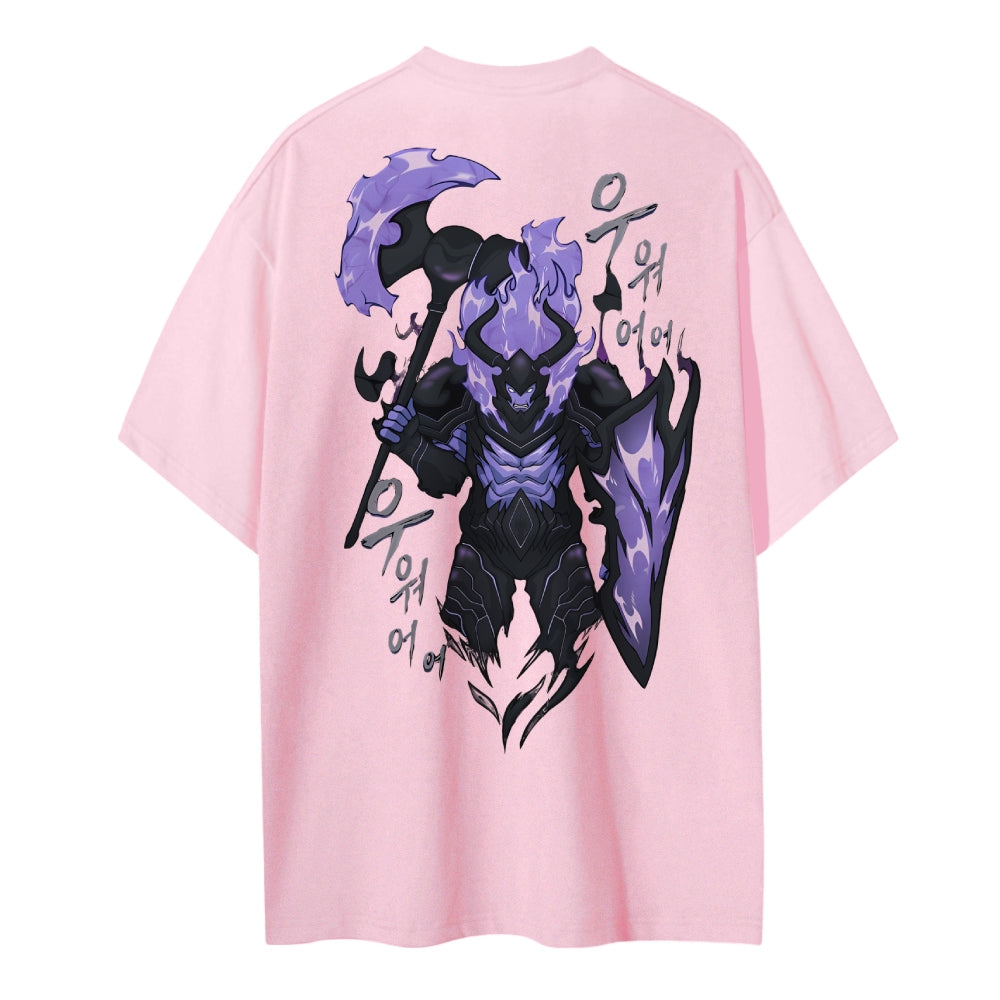 SOLO-LEVELING Cotton Unisex Crew Neck Anime T-Shirt