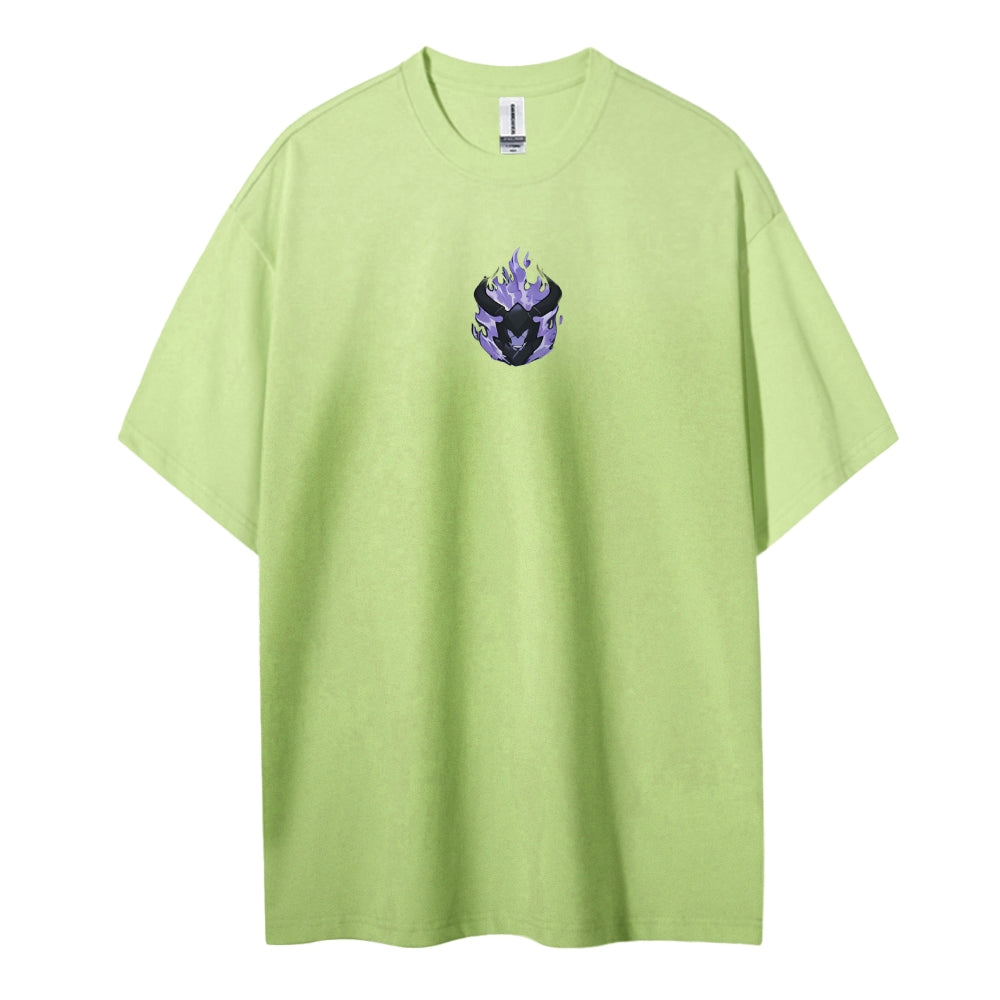SOLO-LEVELING Cotton Unisex Crew Neck Anime T-Shirt