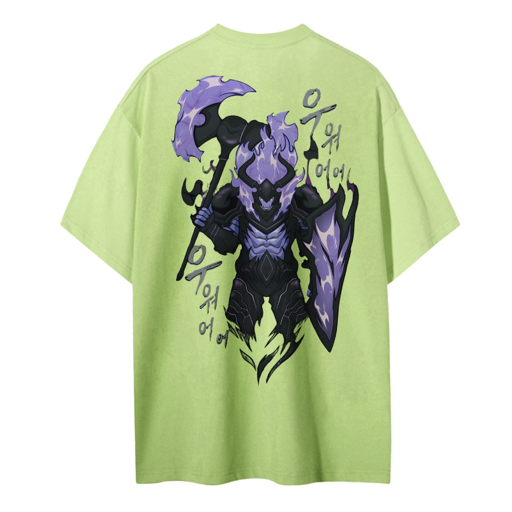 SOLO-LEVELING Cotton Unisex Crew Neck Anime T-Shirt