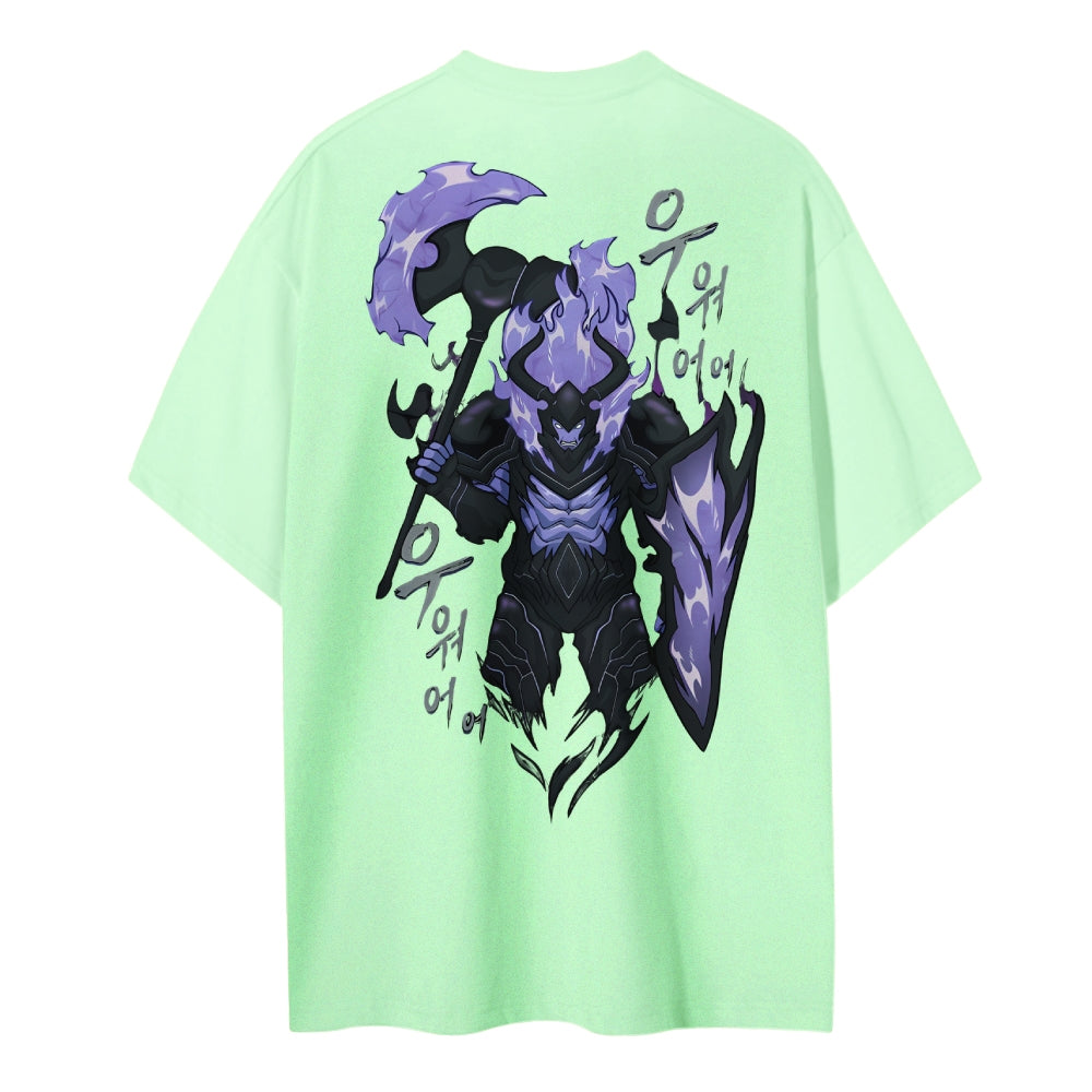 SOLO-LEVELING Cotton Unisex Crew Neck Anime T-Shirt