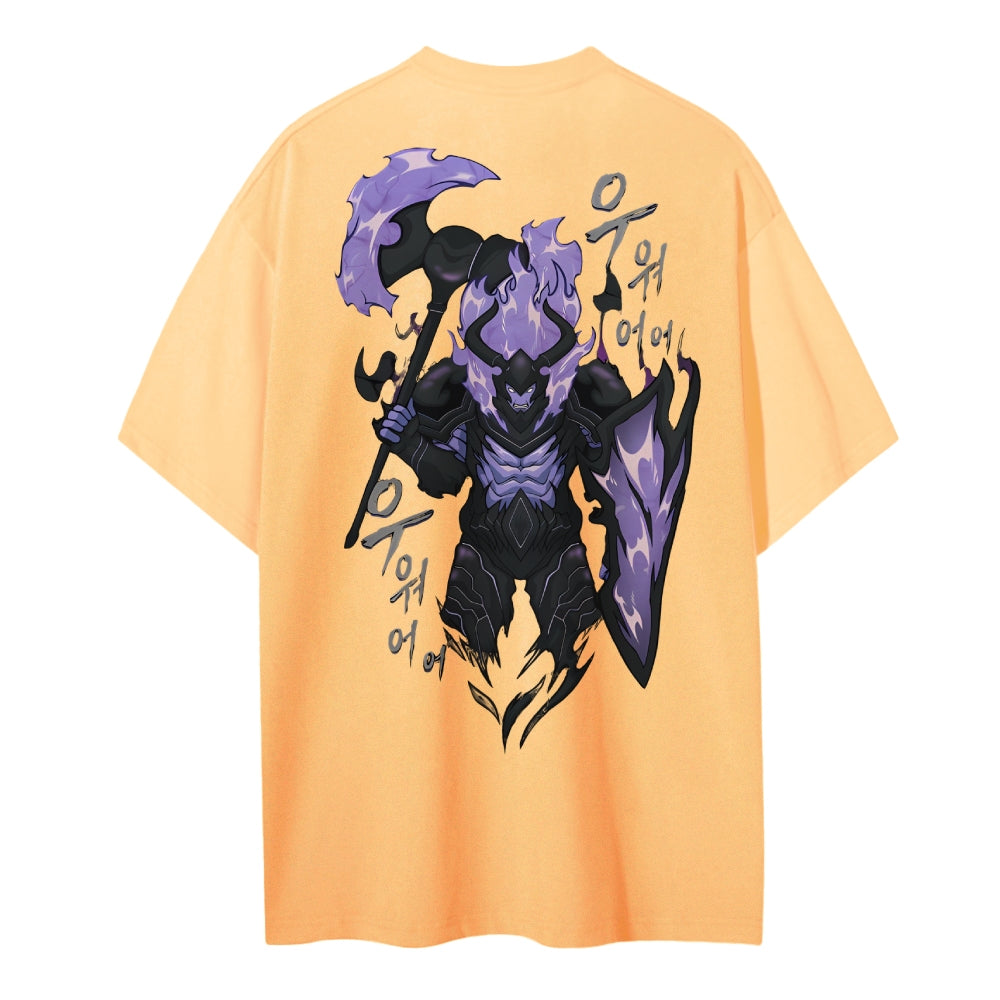 SOLO-LEVELING Cotton Unisex Crew Neck Anime T-Shirt