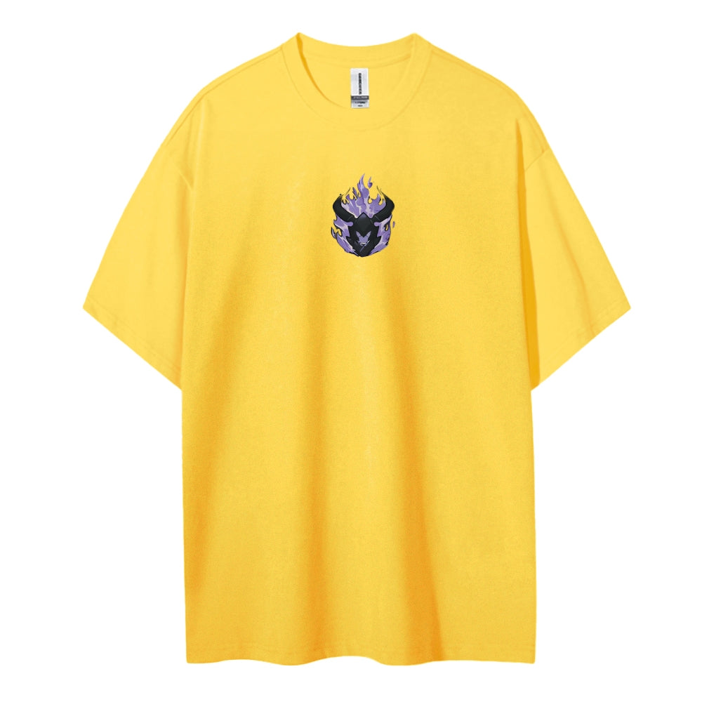 SOLO-LEVELING Cotton Unisex Crew Neck Anime T-Shirt