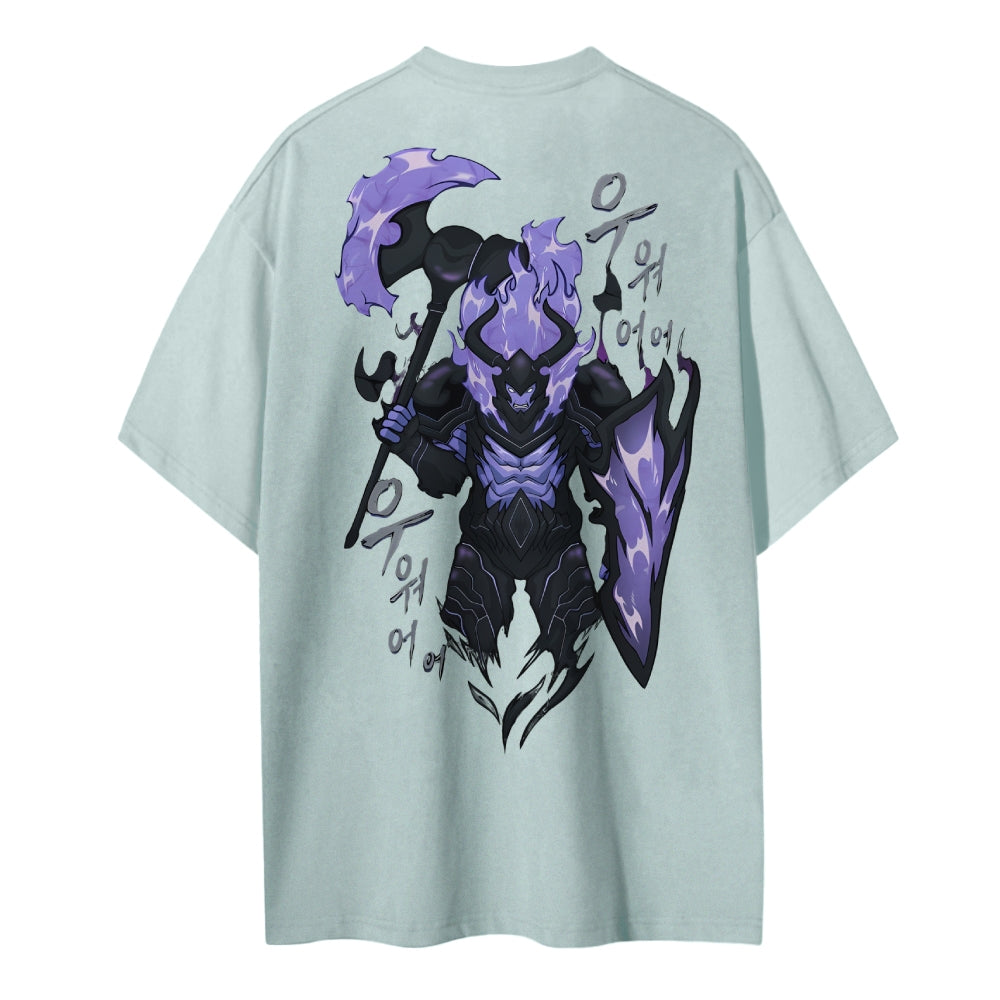 SOLO-LEVELING Cotton Unisex Crew Neck Anime T-Shirt