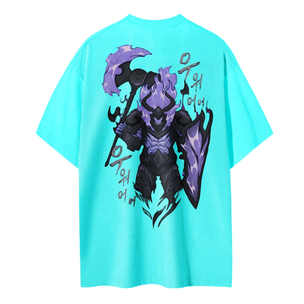 SOLO-LEVELING Cotton Unisex Crew Neck Anime T-Shirt