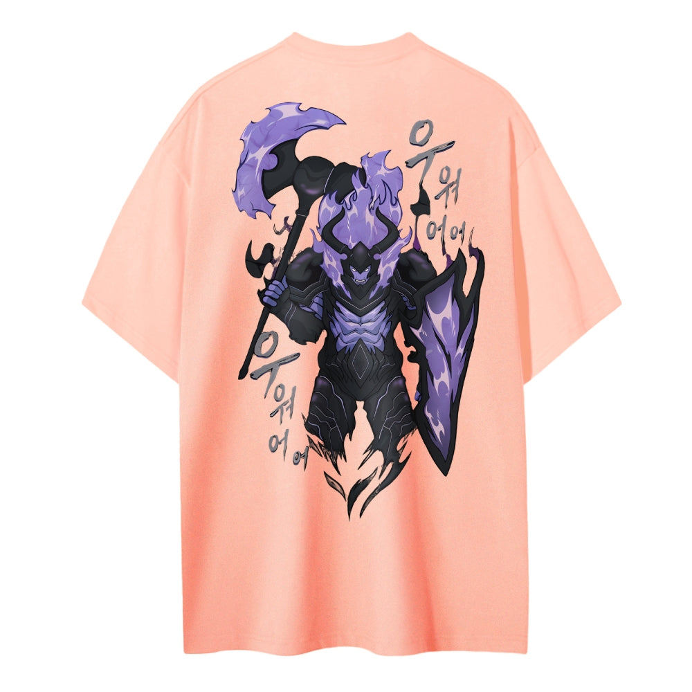 SOLO-LEVELING Cotton Unisex Crew Neck Anime T-Shirt
