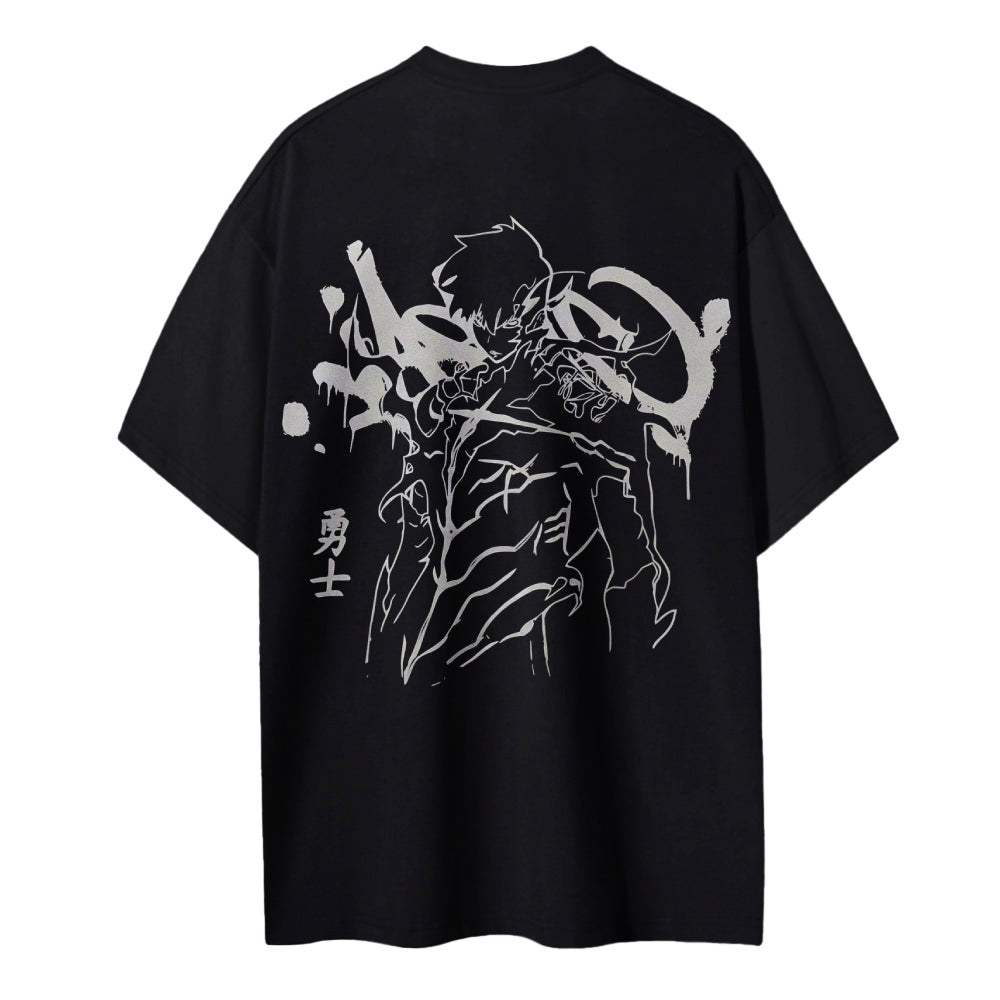 Solo Leveling Cotton Unisex Crewneck Anime T-Shirt
