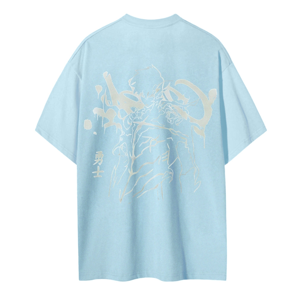 Solo Leveling Cotton Unisex Crewneck Anime T-Shirt