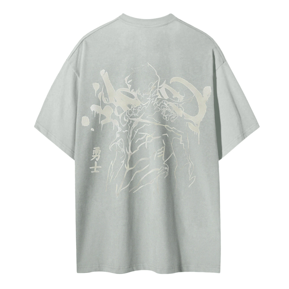Solo Leveling Cotton Unisex Crewneck Anime T-Shirt