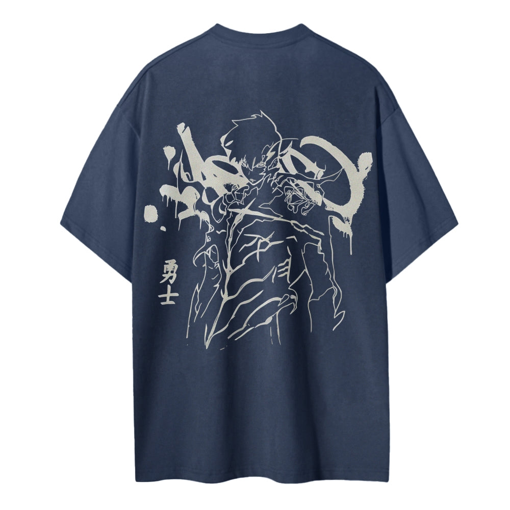 Solo Leveling Cotton Unisex Crewneck Anime T-Shirt