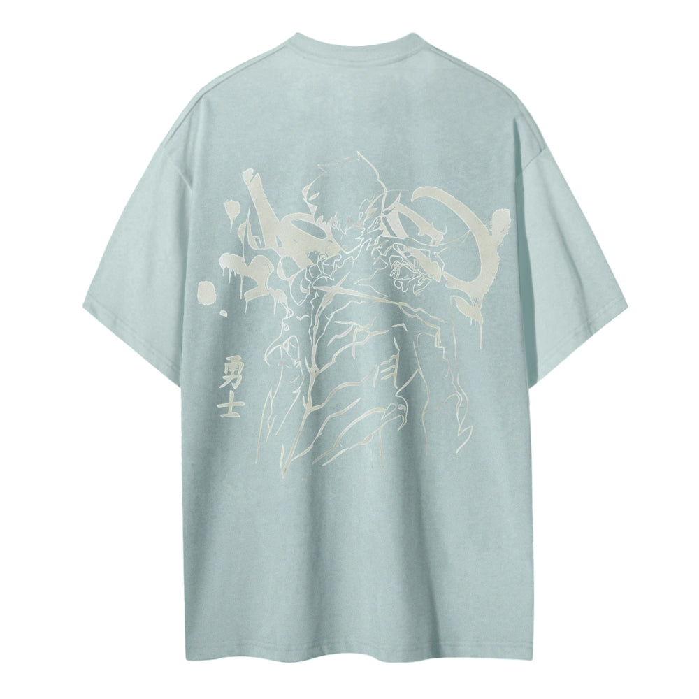 Solo Leveling Cotton Unisex Crewneck Anime T-Shirt