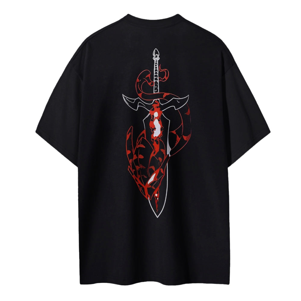 Solo Leveling Cotton Unisex Crewneck Anime T-Shirt