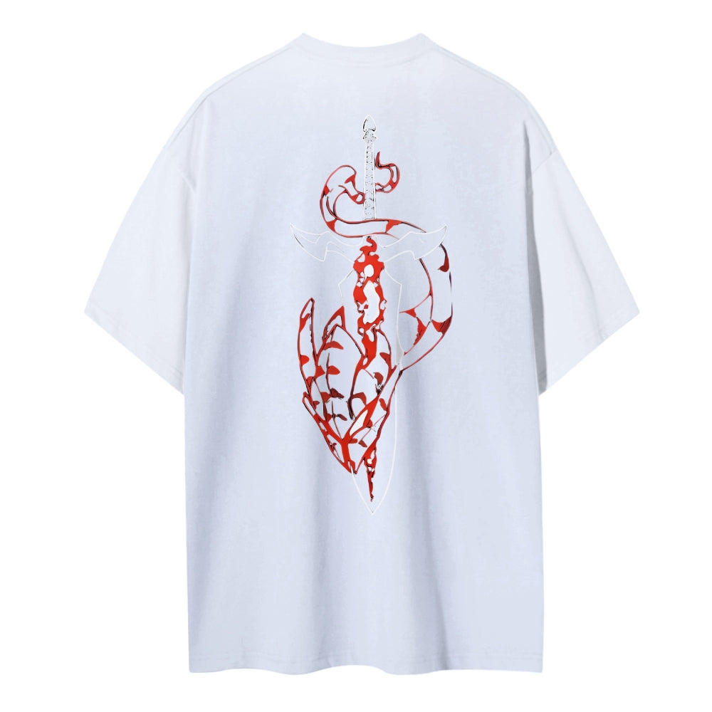Solo Leveling Cotton Unisex Crewneck Anime T-Shirt