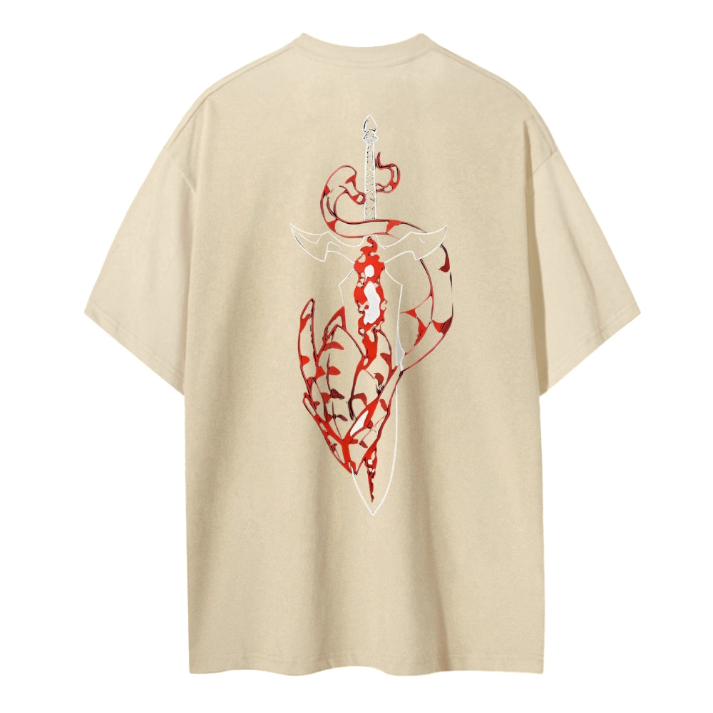 Solo Leveling Cotton Unisex Crewneck Anime T-Shirt