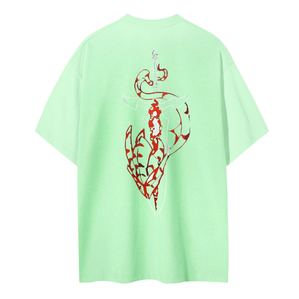 Solo Leveling Cotton Unisex Crewneck Anime T-Shirt
