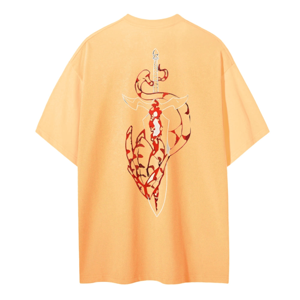Solo Leveling Cotton Unisex Crewneck Anime T-Shirt