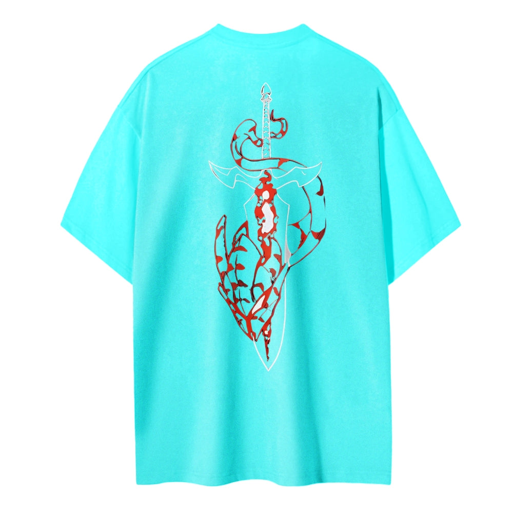 Solo Leveling Cotton Unisex Crewneck Anime T-Shirt