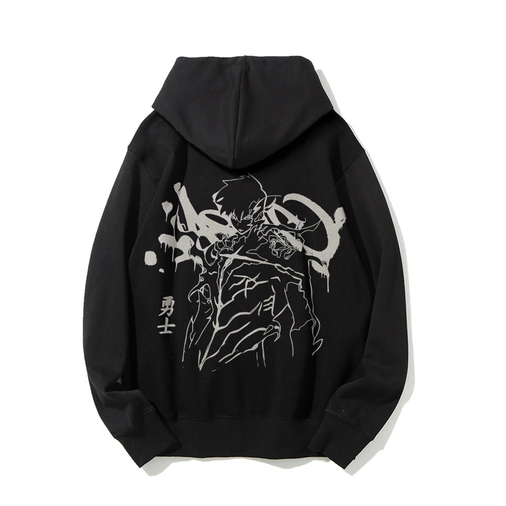 Solo Leveling Cotton Unisex Patterned Fashion Hooded