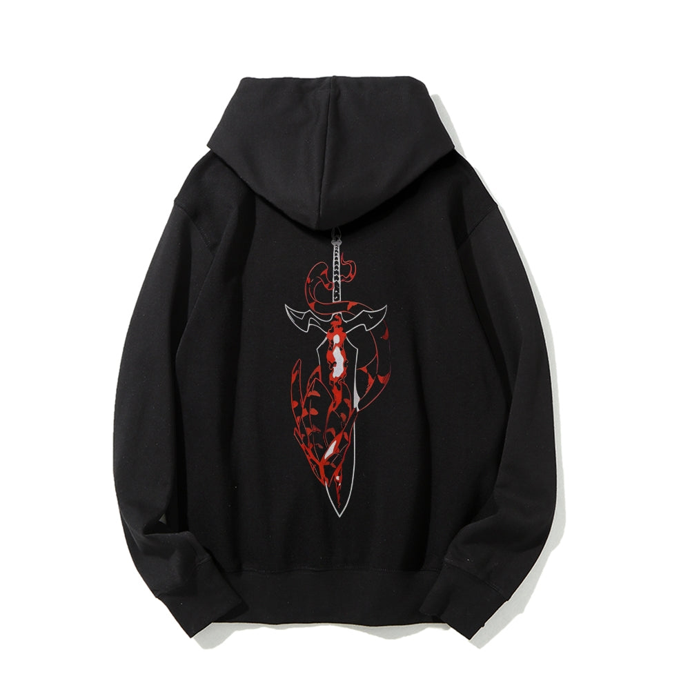 Solo Leveling Cotton Unisex Patterned Fashion Hooded