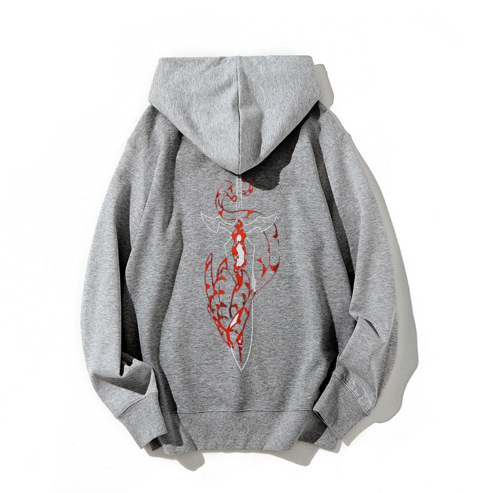 Solo Leveling Cotton Unisex Patterned Fashion Hooded