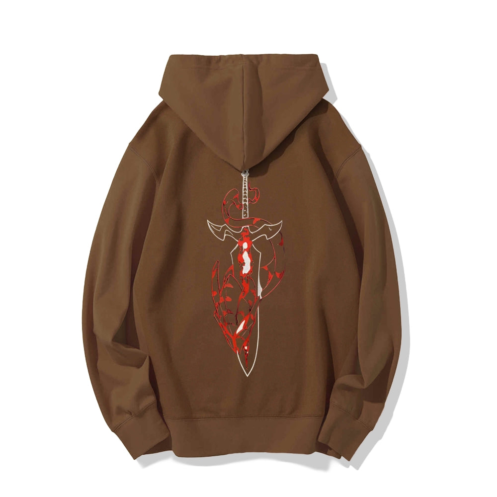 Solo Leveling Cotton Unisex Patterned Fashion Hooded