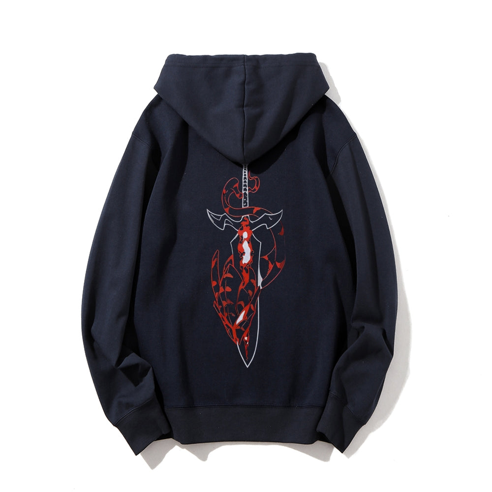 Solo Leveling Cotton Unisex Patterned Fashion Hooded