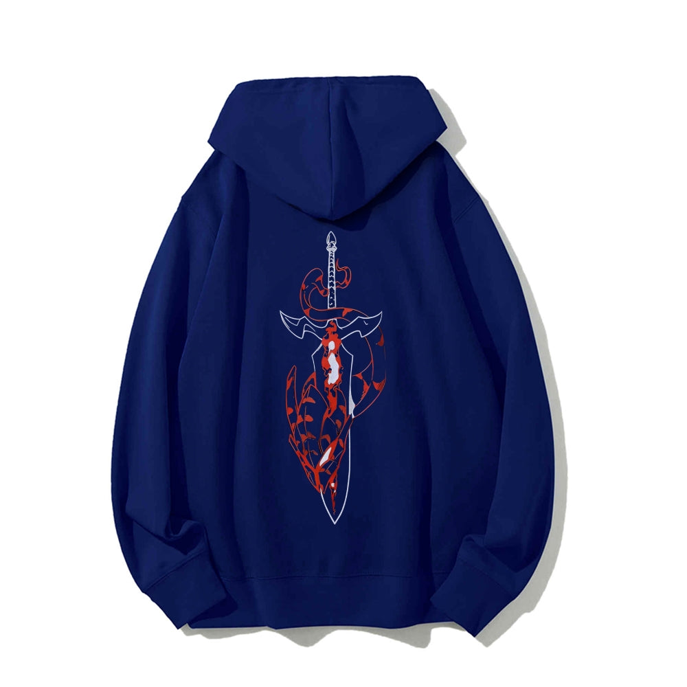 Solo Leveling Cotton Unisex Patterned Fashion Hooded