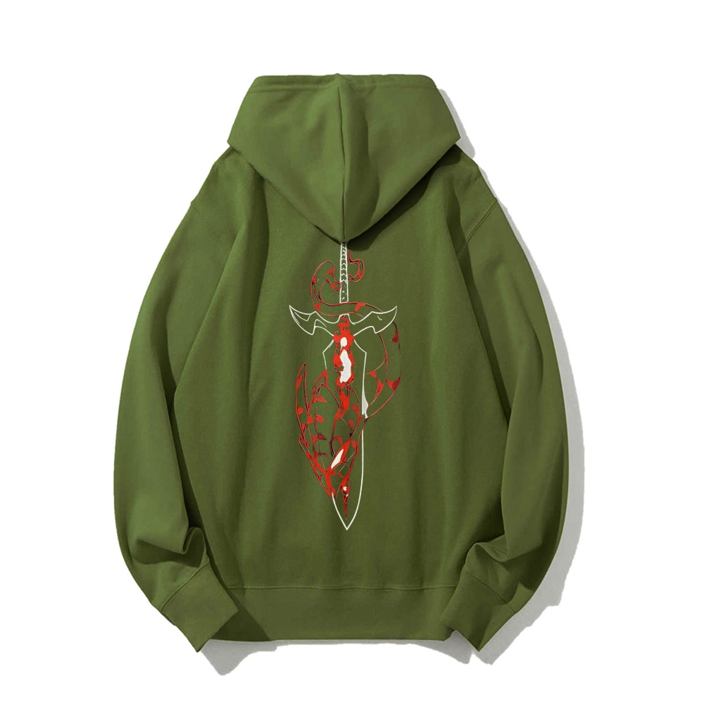 Solo Leveling Cotton Unisex Patterned Fashion Hooded