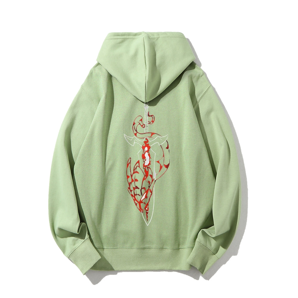 Solo Leveling Cotton Unisex Patterned Fashion Hooded