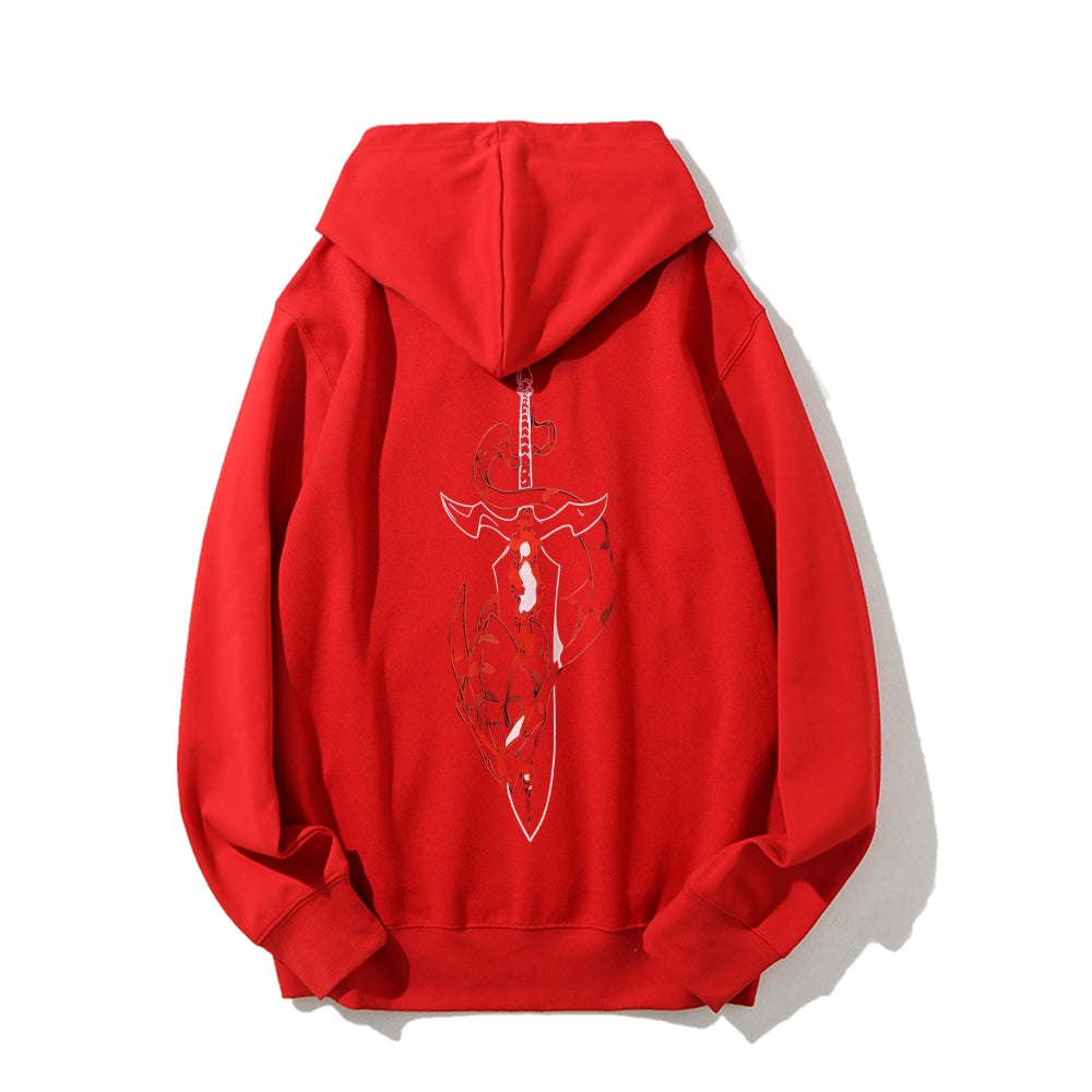 Solo Leveling Cotton Unisex Patterned Fashion Hooded