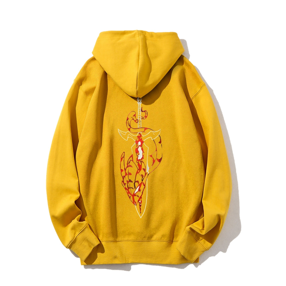 Solo Leveling Cotton Unisex Patterned Fashion Hooded