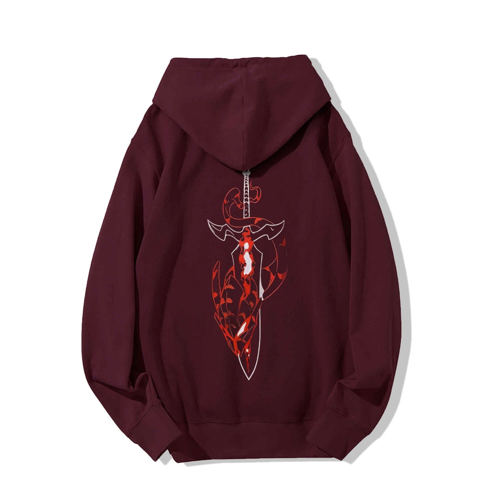 Solo Leveling Cotton Unisex Patterned Fashion Hooded