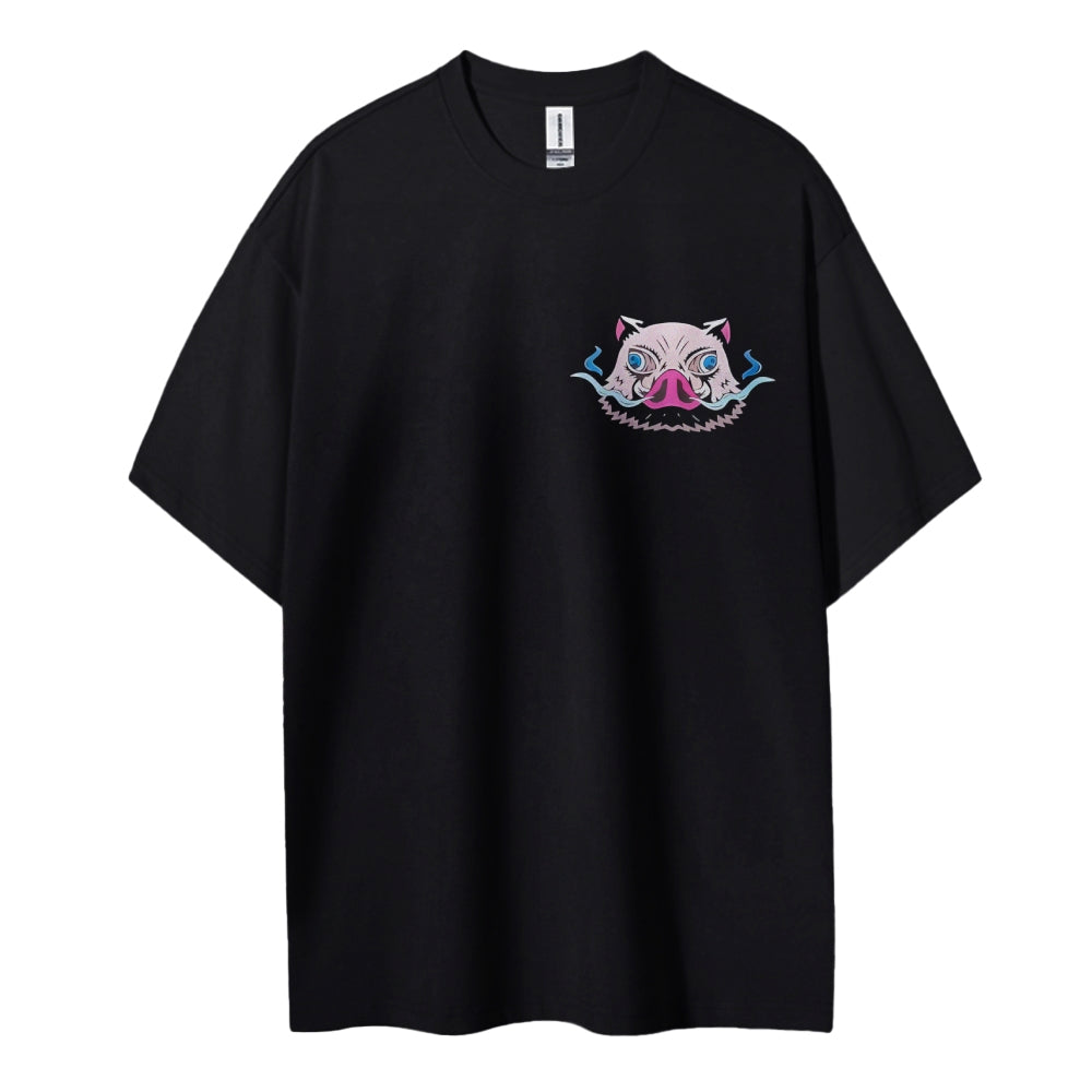Demon Slayer Cotton Unisex Round Neck Anime T-Shirt