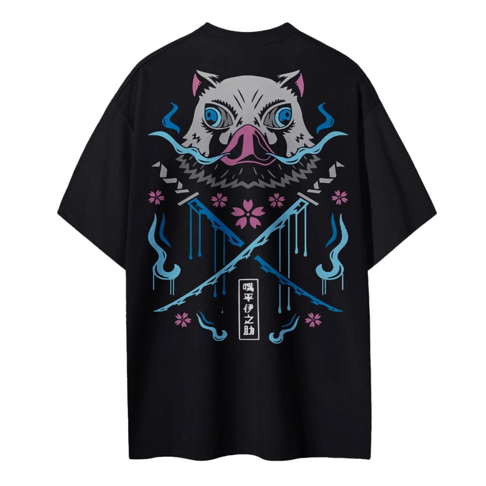 Demon Slayer Cotton Unisex Round Neck Anime T-Shirt