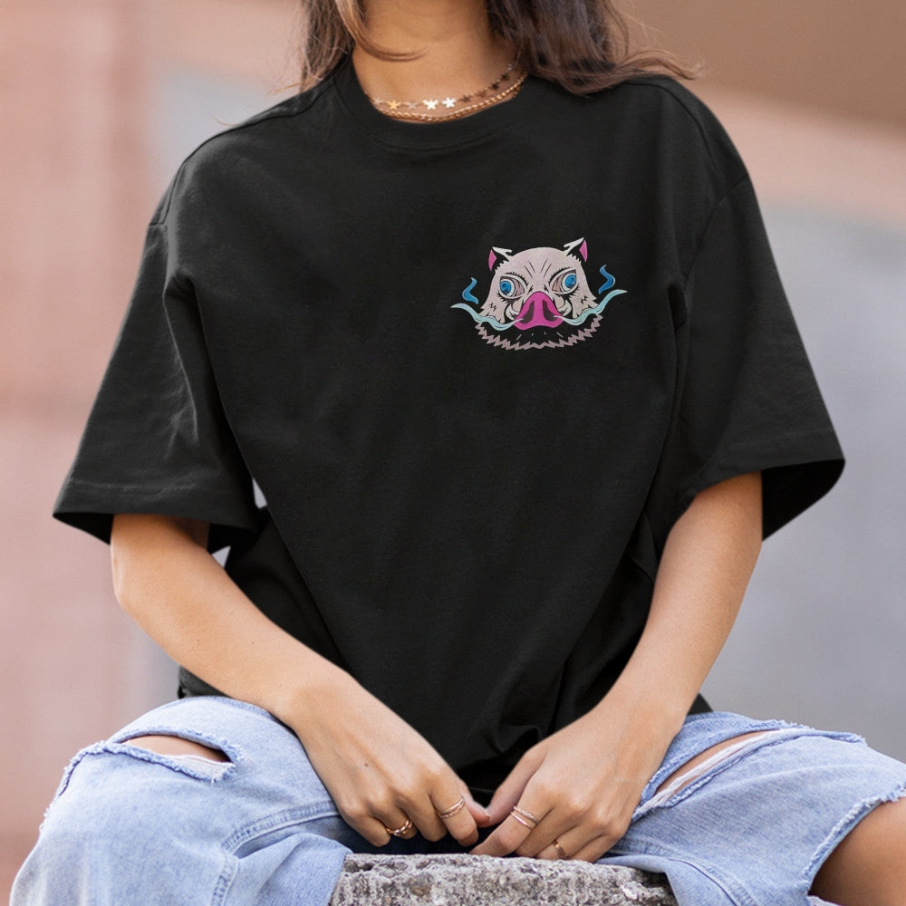 Demon Slayer Cotton Unisex Round Neck Anime T-Shirt