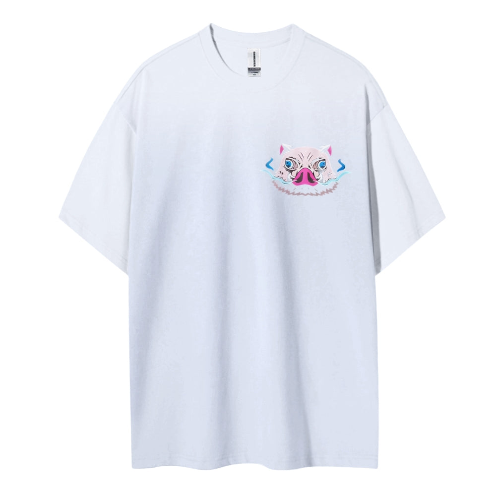 Demon Slayer Cotton Unisex Round Neck Anime T-Shirt