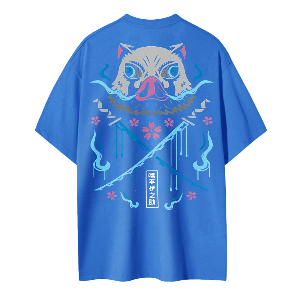 Demon Slayer Cotton Unisex Round Neck Anime T-Shirt