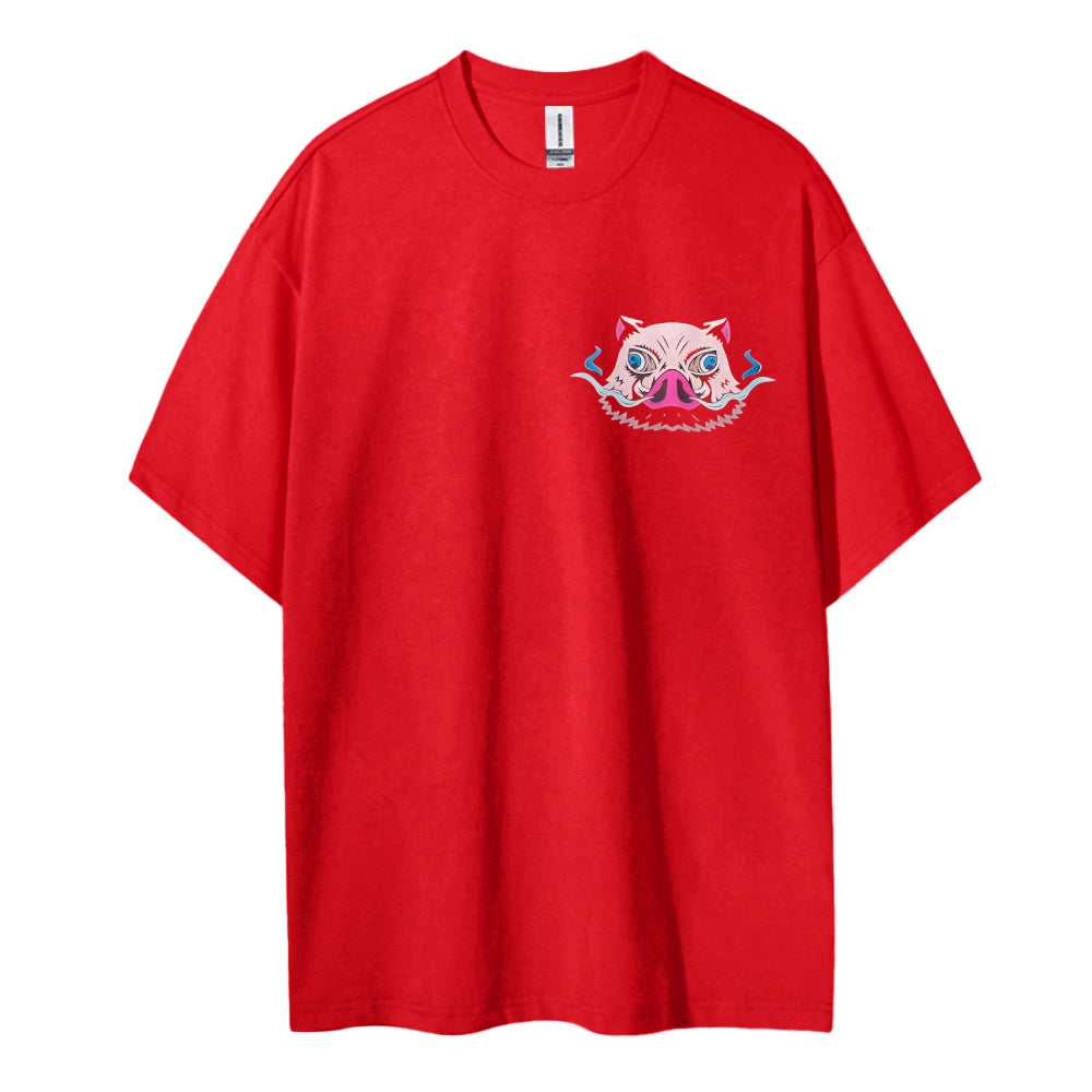 Demon Slayer Cotton Unisex Round Neck Anime T-Shirt